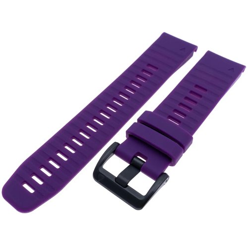Силиконовый браслет для часов Garmin Fenix 5/6/7, Epix 2, QuickFit, пурпурный, 22 мм
