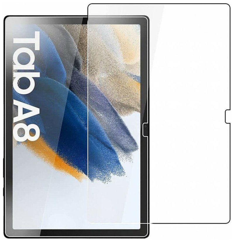 Стекло защитное ZibelinoTG для Samsung Galaxy Tab A8 (SM-X200/SM-X205)