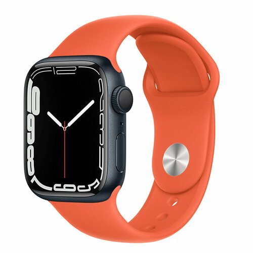 Оранжевый ремешок для Apple Watch 42/44/45/49 mm Sport Band