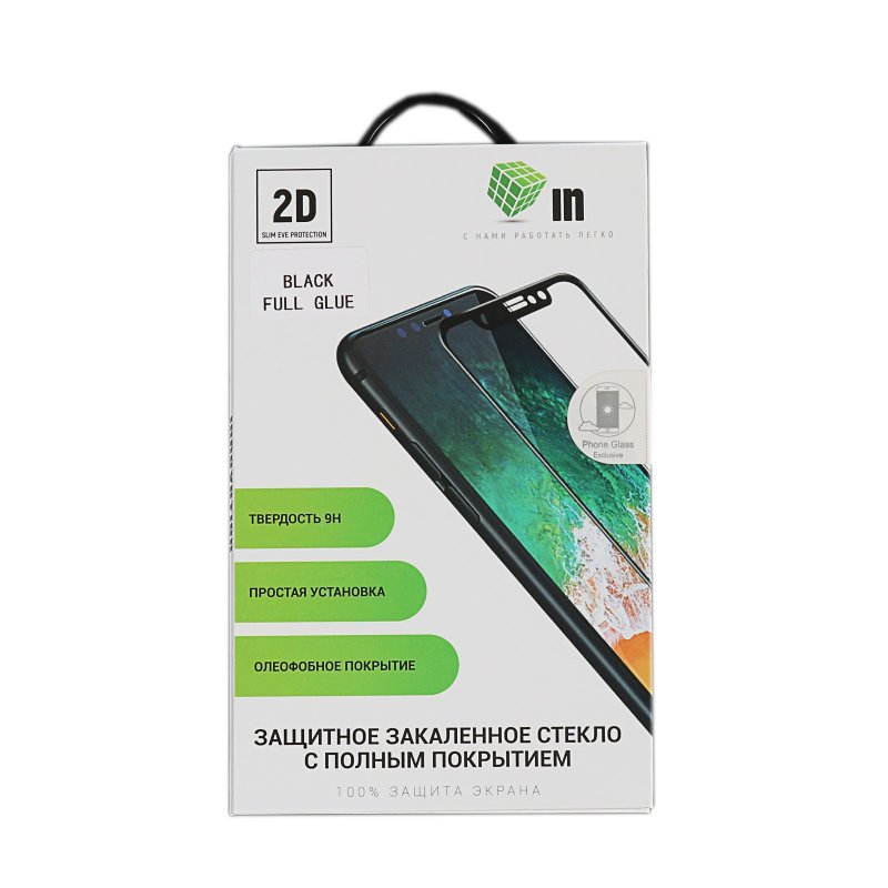 Противоударное стекло Innovation для Samsung Galaxy M31 2D Full Glue Cover Black 17115