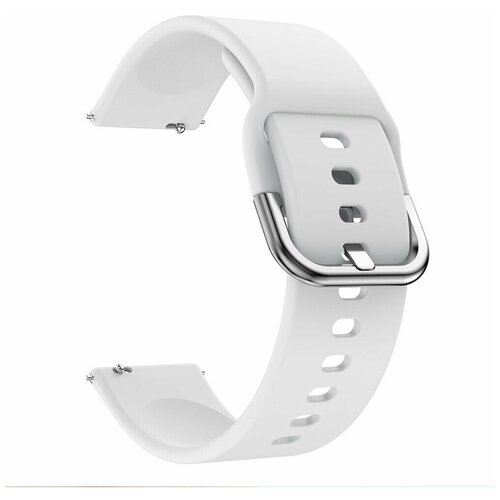 Силиконовый ремешок 20 мм для Samsung Galaxy Watch 42 мм - белый