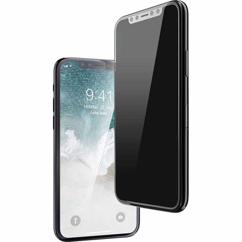 Защитное стекло Devia Real Series 3D Curved Full Screen Explosion для iPhone SE 2020 - Black, Чёрный