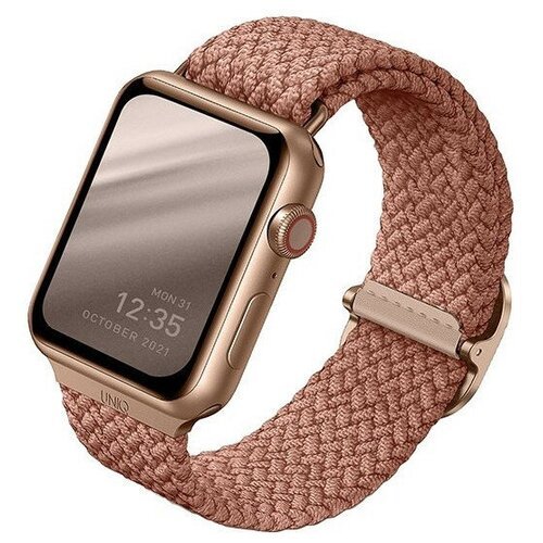 Плетеный ремень Uniq Aspen Strap Braided для Apple Watch 42/44/45/49mm, Pink (44MM-ASPPNK)