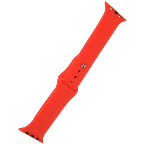 Ремешок силиконовый для Apple Watch 38/40 мм, M/L (Красный)