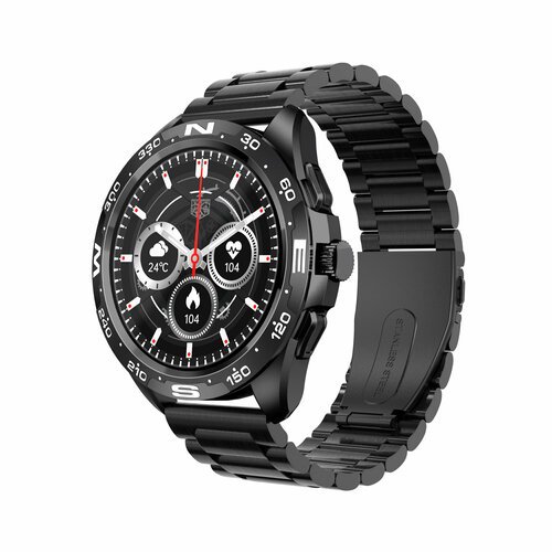 Смарт часы наручные круглые LEMFO i32 GT, умные часы мужские, фитнес браслет с измерением давления, smart watch с BT для андроид смартфона и айфона