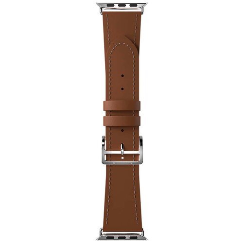 SwitchEasy кожаный ремешок Classic для Apple Watch 7, коричневый