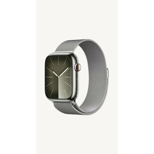 Умные часы Apple Watch Series 9 41 мм Stainless Steel Case GPS+Cellular, Silver Milanese Loop