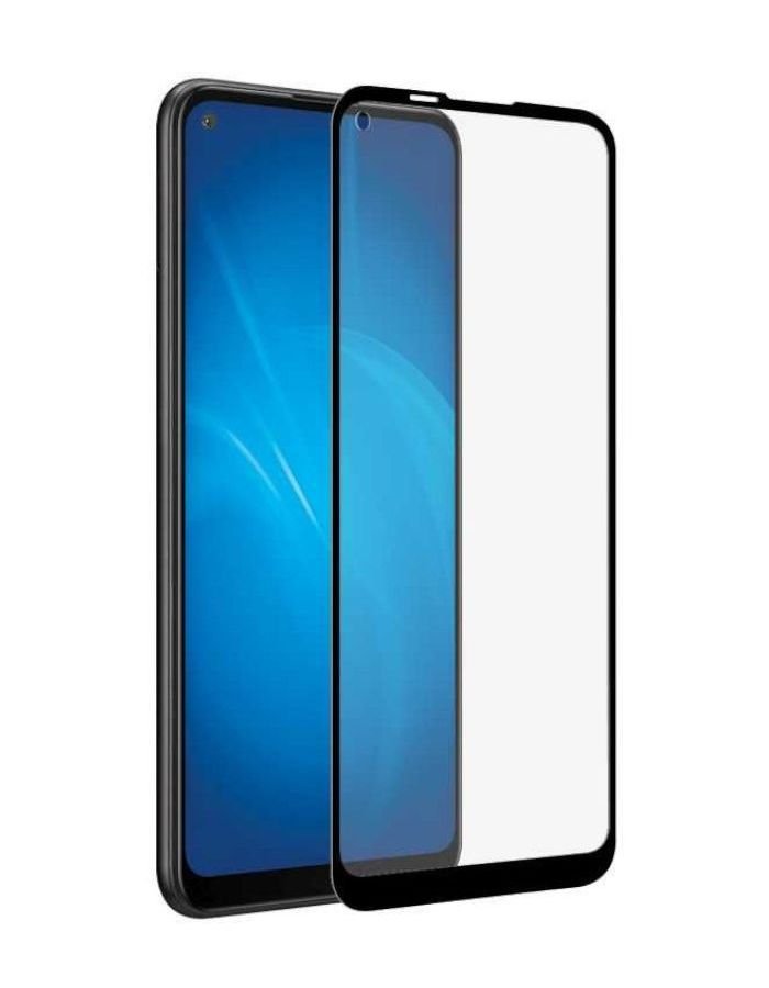 Защитное стекло mObility для Samsung Galaxy A21s Full Screen Full Glue Black (УТ000021107)