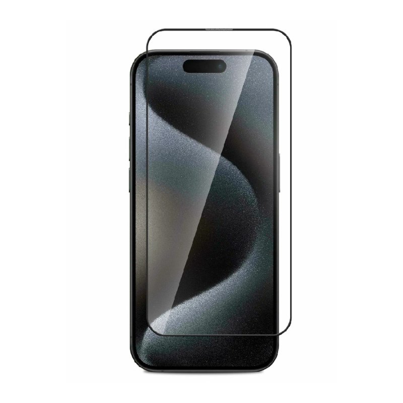 Защитное стекло Xreel для iPhone 15 Pro Max полноэкранное черное