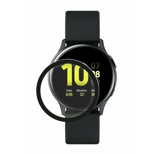 Защитное стекло на Часы Samsung Galaxy Watch Active (SM-500)/Watch Active 2, 40 mm, черное
