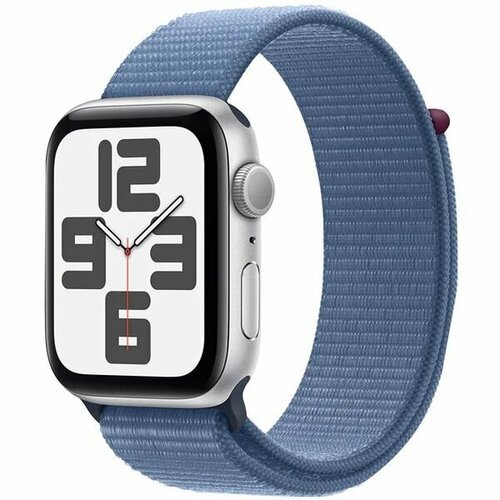 Смарт-часы Apple Watch SE 2023 40mm Silver Aluminum Case with Winter Blue Sport Loop (MRE33)