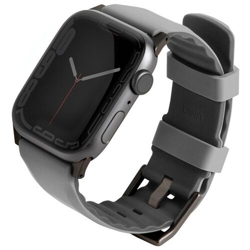 Ремешок Uniq Linus Airosoft silicone для часов Apple Watch All 38-40-41 мм, серый