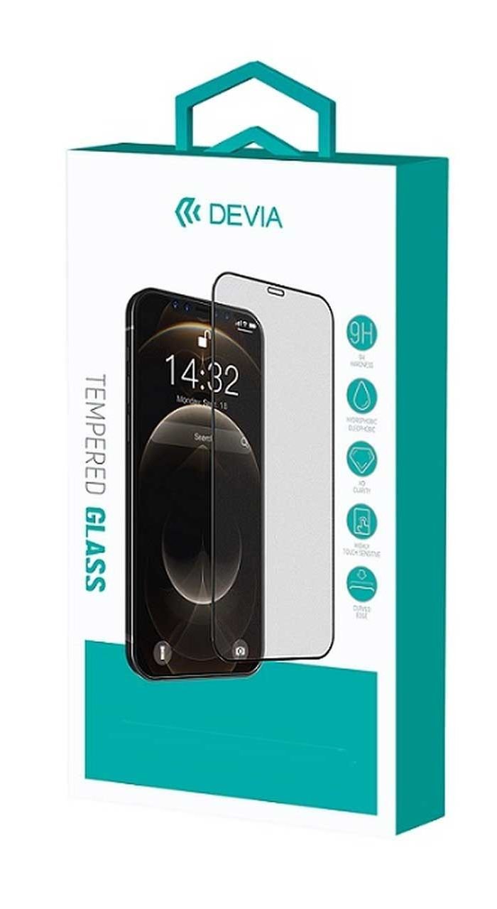 Защитное стекло Devia Star Full Tempered Glass для iPhone 13/iPhone 13 Pro - Black
