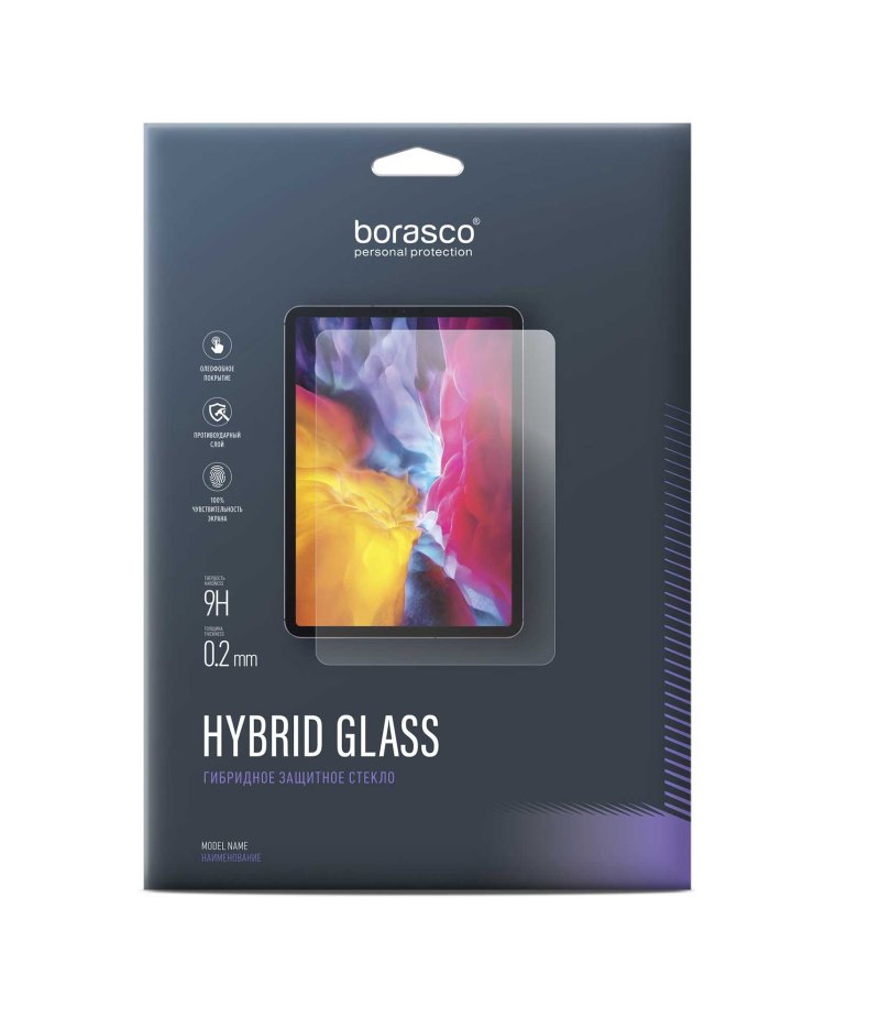 Защитное стекло Hybrid Glass для Samsung Galaxy Tab S8+ 12.4' глянец
