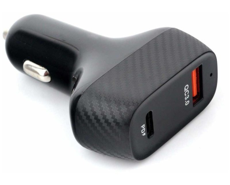 Автомобильное зарядное устройство Cablexpert MP3A-UC-CAR20, USB Type-C + Type-A 36Вт, QC