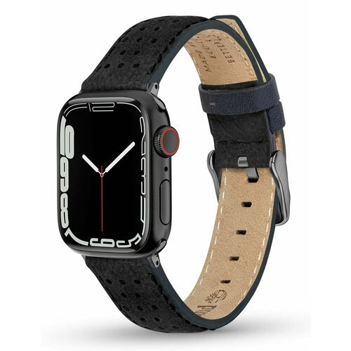 Ремешок Timberland для Apple Watch 38/40/41 кожаный, черный TDOUL0000603