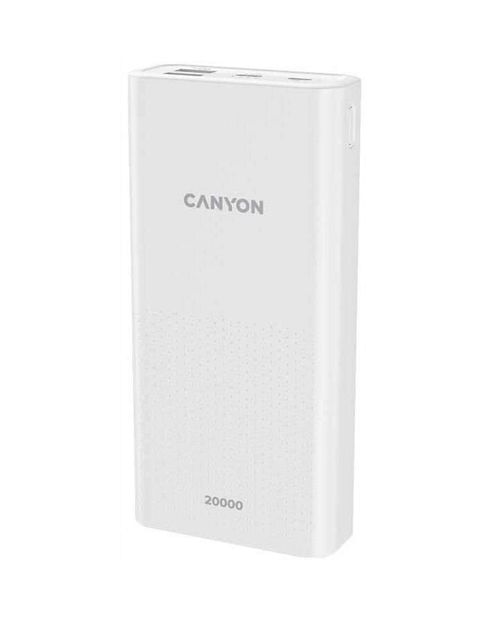 Внешний аккумулятор CANYON PB-2001 Power bank 20000mAh white