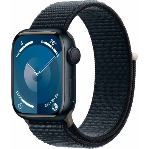 Apple Watch (Series 9) 41mm Midnight Sport Loop (MR8Y3)