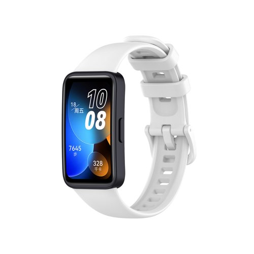 Ремешок для часов Huawei Band 8 силиконовый браслет Белый