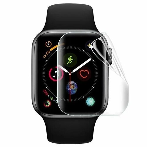 Гидрогелевая защитная плёнка премиум (Глянцевая) для умных часов Apple Watch Series /5/6/SE/SE (45mm)