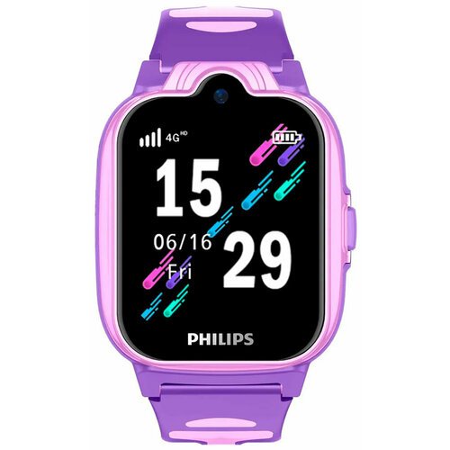 Детские часы Philips W6610, розовый