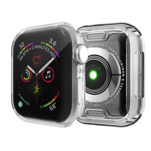 Чехол силиконовый для Apple Watch, 42 mm, прозрачный
