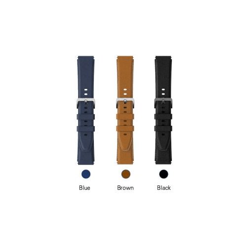 Кожаный ремешок Xiaomi Watch S1 Strap Leather Black