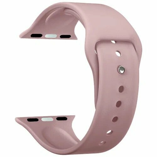 Ремешок Deppa Band Silicone для Apple Watch 38/40mm, розовый (RU)