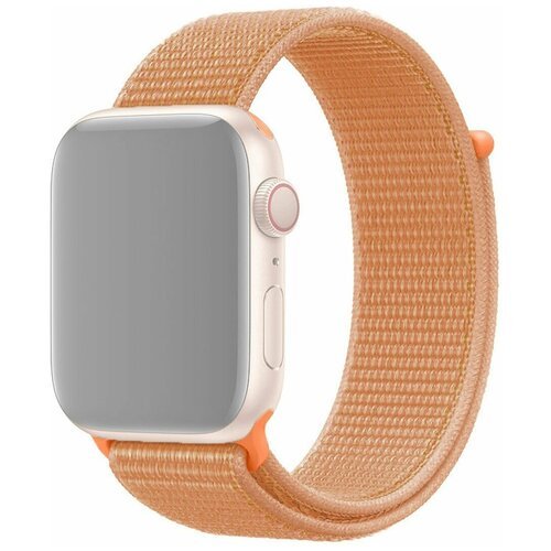 Ремешок для умных часов Apple Watch (Эпл Вотч) 38/40/41mm InnoZone APWTNY38-18, бледно-оранжевый, нейлоновый