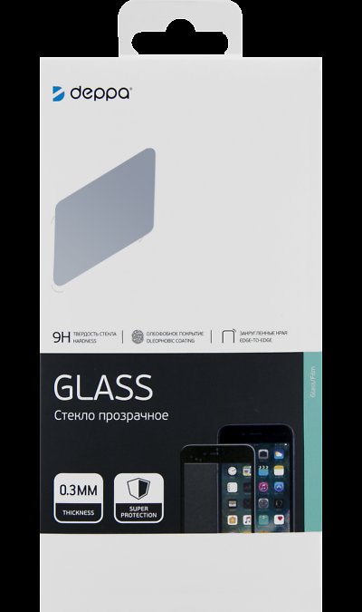 Защитное стекло Deppa для Xiaomi Redmi 7 3D Full Glue (черная рамка)