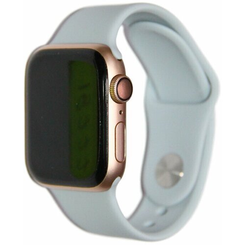Ремешки для Apple Watch 38/40/41 mm Sport Band силиконовый (размер L) <светлый камень>