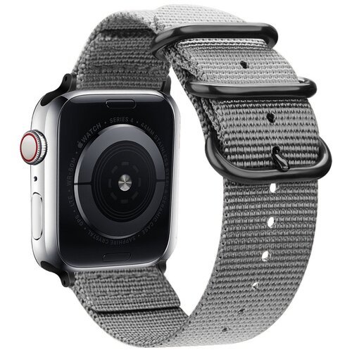 Ремешок текстильный TFN для часов Apple Watch 38/40/41 mm series 1-7/размер S/M/gray/серый