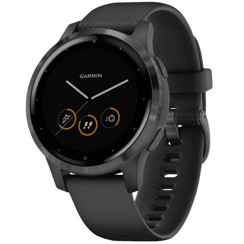 Умные часы Garmin Vivoactive 4s GPS, серый/черный