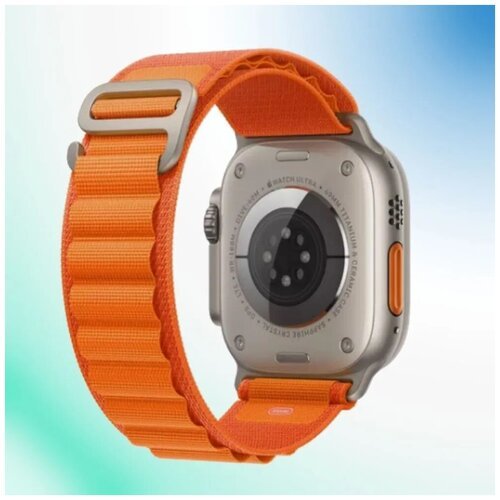 Тканевый ремешок для 'Альпийская петля' Apple Watch 42 мм/44/45 mm/ 49, series 1 2 3 4 5 6 7 8 /SE/SE 2022, Apple Watch Ultra (для эпл вотч)