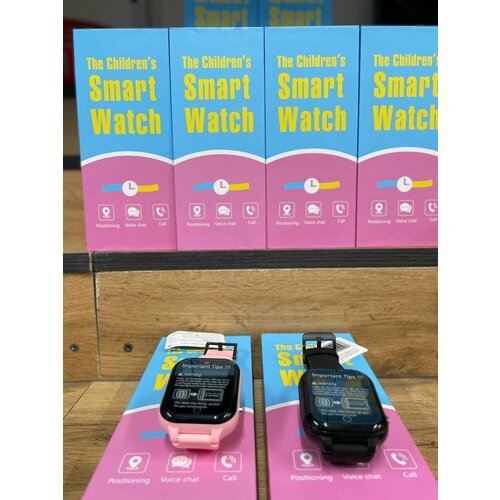 Умные детские часы Smart Watch, черный
