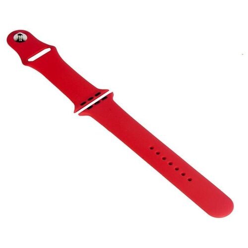 Силиконовый ремешок для Apple Watch , Watch 2, Watch 3 42мм, Watch 4 44мм, красный